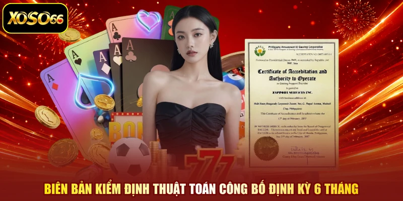 Biên bản kiểm định thuật toán công bố định kỳ 6 tháng