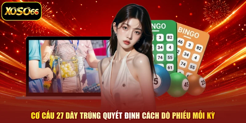 Cơ cấu 27 dãy trúng quyết định cách dò phiếu mỗi kỳ